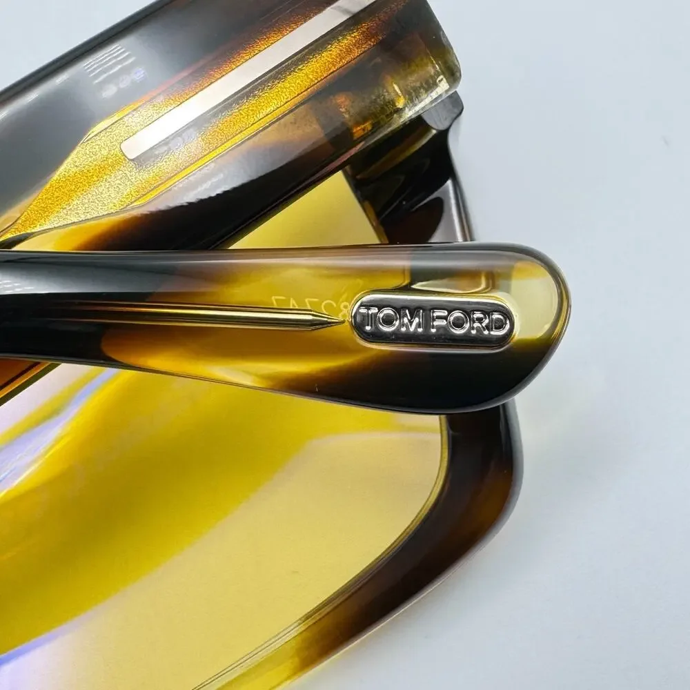 Tom Ford Sunglasses Redford TF1153 52E Havana Frame Brown Photochromic Lens 56mm